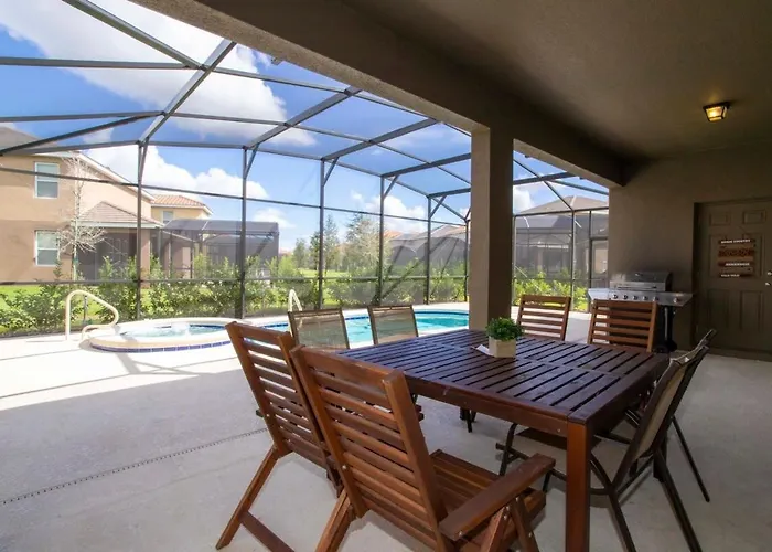 Gorgeous 5 Bd W/ Pool Close To Disney 6071